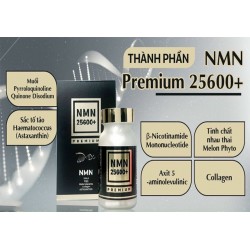 NMN Premium 25600+ - Viên Uống Hỗ Trợ Chống Lão Hóa Da | Hộp 1 lọ x 80 viên