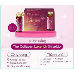 Nước Uống The Collagen Luxerich Shiseido Nhật Bản 