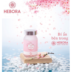 Viên uống thơm cơ thể Hebora Sakura 60 viên Nhật Bản 