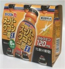 Nước uống giải rượu tinh nghệ mới Ichiban EX Nhật (Hộp 6 lọ x 100ml)
