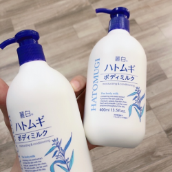 Sữa dưỡng thể ban đêm Hatomugi the body milk 400ml