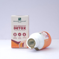 Viên Uống Thải Độc Mỡ Nội Tạng Wealthy Healthy Maxi Organ Fat Detox Stress Relief Immune+ Hộp 60 viên