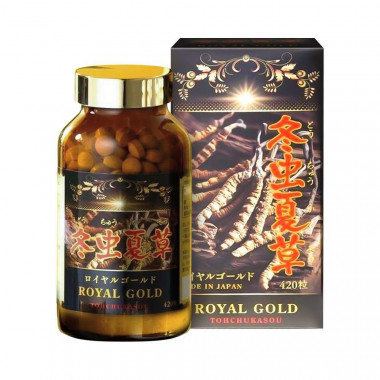 Viên uống đông trùng hạ thảo Tohchukasou Royal Gold Nhật Bản - 420 viên
