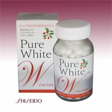 Pure White viên Shiseido - Viên uống trắng da, trị nám
