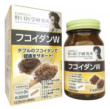 Viên uống tảo phòng chống ung thư Noguchi Meiji Fucoidan W 90 viên Nhật Bản